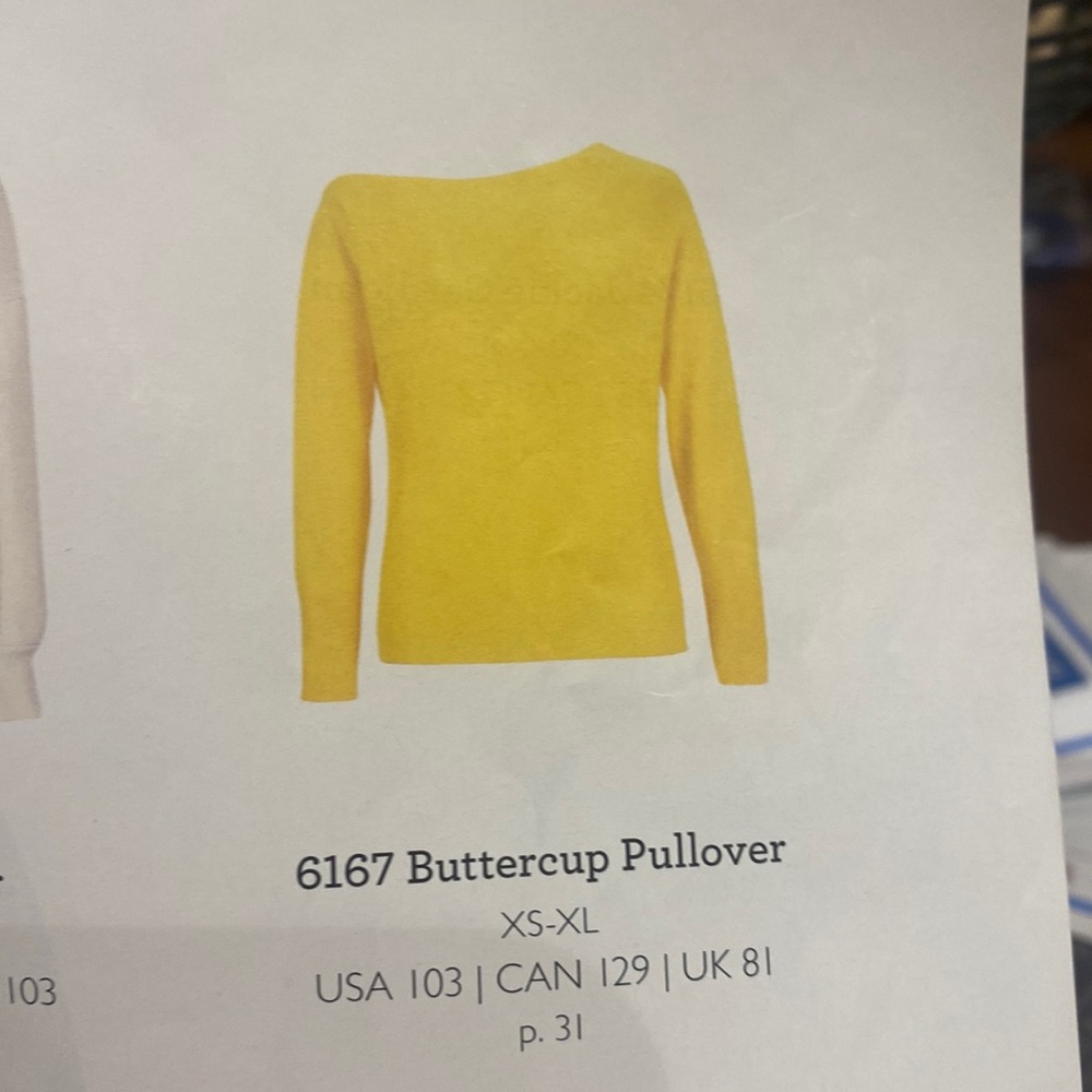 Cabi Buttercup pullover xs